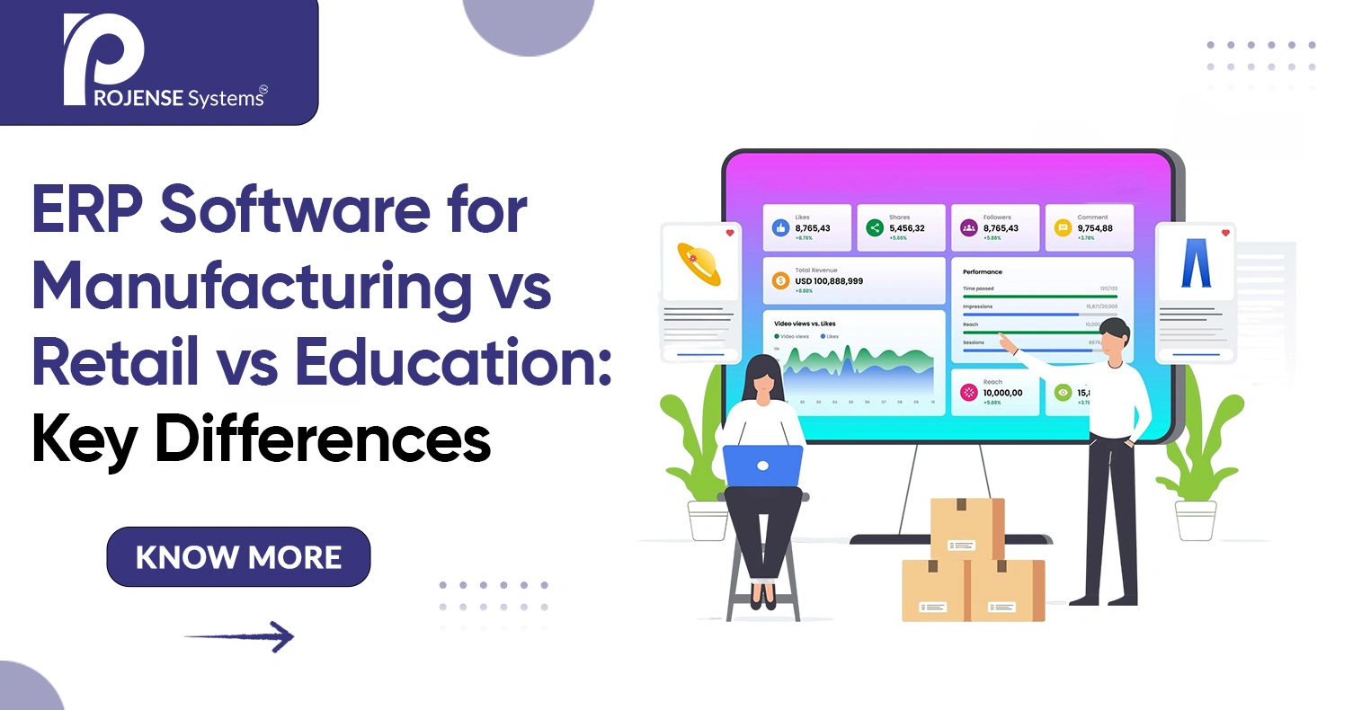 ERP for Manufacturing vs Retail vs Education Guide 2026